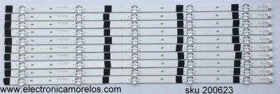 KIT DE LED PARA TV / VIZIO S600DHA-2 / SVG600A25_REV01_5LED_150714 / MODELO D60-D3 LFTRUPBS